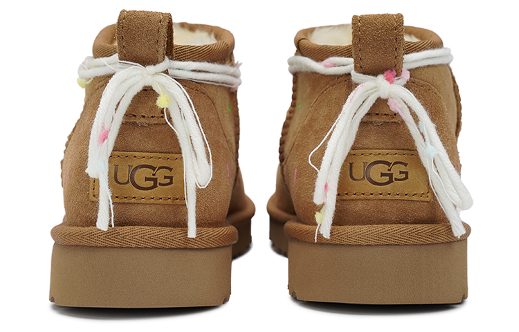 Purchase (W) [Zapatos Personalizados] UGG Classic Ultra Mini 'Canela Berry' 1116109-CHE(TeamI-女款甜甜糖粒K栗色)