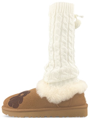 custom-shoes-women-ugg-custom-slip-on-chestnut-teddy