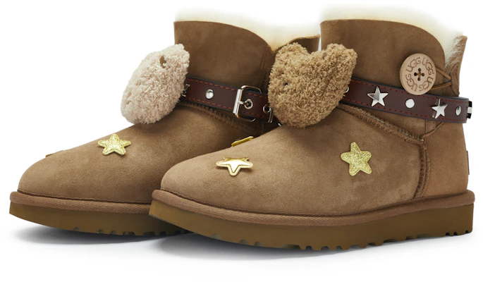 (W) Botas UGG Mini Bailey Bow II 'Chestnut Star Party' 1016422-CHE(Team80-女款星星派对) Lookbook (W) Botas UGG Mini Bailey Bow II 'Chestnut Star Party' 1016422-CHE(Team80-女款星星派对)
