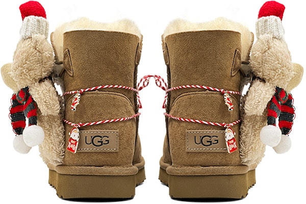 (W) UGG ミニ ベイリー ボウ II '栗色クリスマスベア'(女性用カスタムシューズ) 1016422-CHE(TeamS-圣诞小熊-) Shop (W) UGG ミニ ベイリー ボウ II '栗色クリスマスベア'(女性用カスタムシューズ) 1016422-CHE(TeamS-圣诞小熊-)