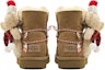 Shop (W) UGG ミニ ベイリー ボウ II '栗色クリスマスベア'(女性用カスタムシューズ) 1016422-CHE(TeamS-圣诞小熊-)