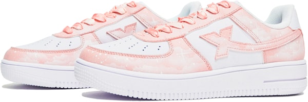 【客製化球鞋】 特步 ABLOODING 星空系列 粉色星空 星雲極星 星辰大海 板鞋 女款 粉白 Lookbook 【客製化球鞋】 特步 ABLOODING 星空系列 粉色星空 星雲極星 星辰大海 板鞋 女款 粉白