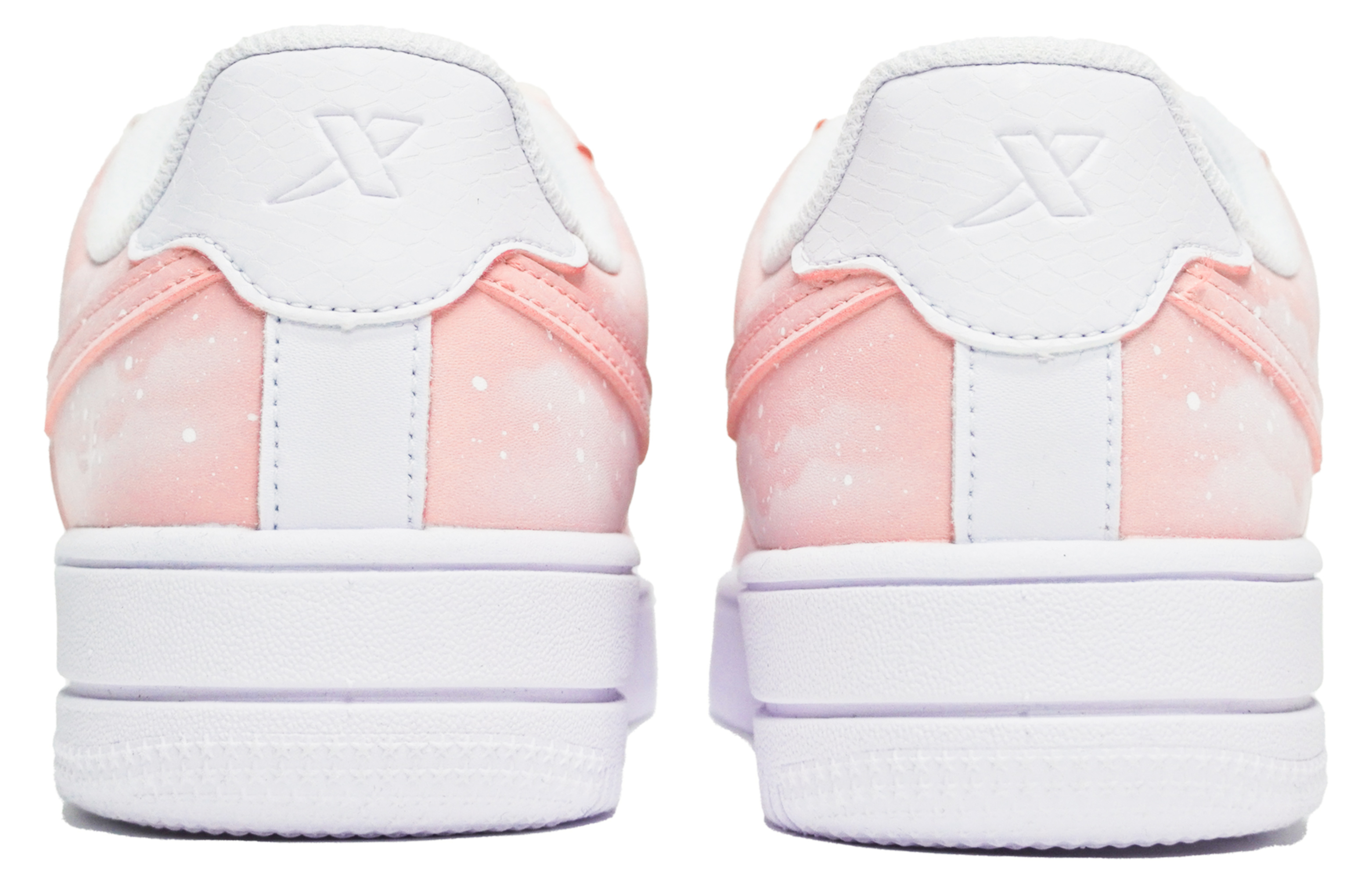 Shop (W) 【定制鞋款】特步361度 x ABLOODING '粉色星云-星空' 881218319851白色(Team14-女粉S-Box)