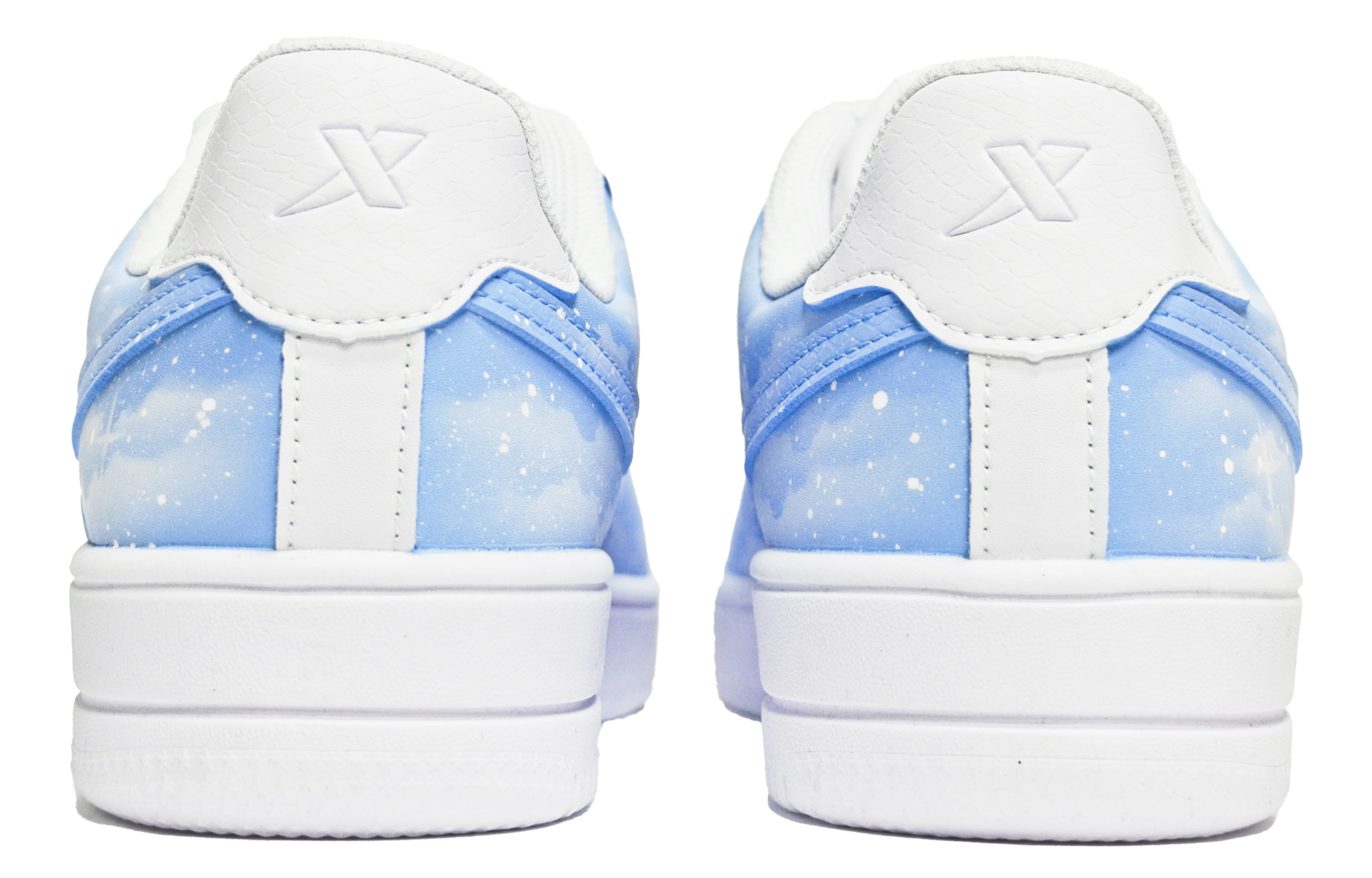Shop (W) [Zapatos Personalizados] Xtep ABLOODING 'Nebulosa Azul' 881218319851白色(Team14-女蓝S-Box)