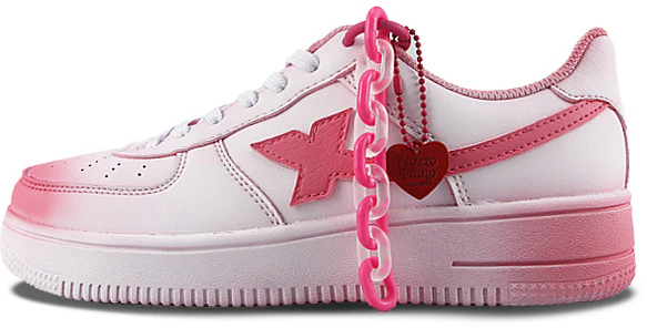 custom-shoes-women-xtep-low-romantic-red-gradient-heart-pendant