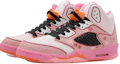 Lookbook 【訂製籃球鞋】Jordan Air Jordan 5 愛心 粉色愛情 夢幻 漸變 高筒 復古籃球鞋 GS 粉紅色