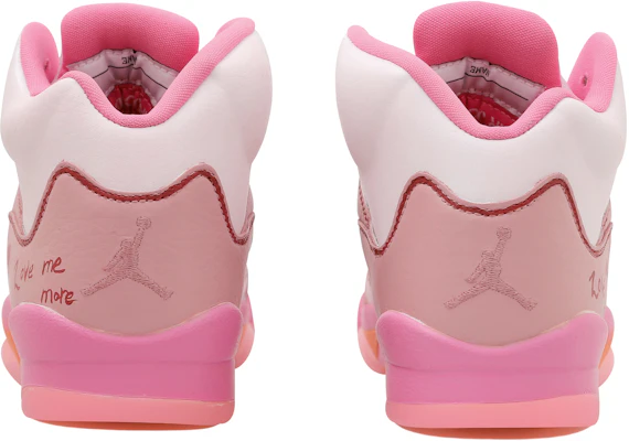 【訂製籃球鞋】Jordan Air Jordan 5 愛心 粉色愛情 夢幻 漸變 高筒 復古籃球鞋 GS 粉紅色 Shop 【訂製籃球鞋】Jordan Air Jordan 5 愛心 粉色愛情 夢幻 漸變 高筒 復古籃球鞋 GS 粉紅色