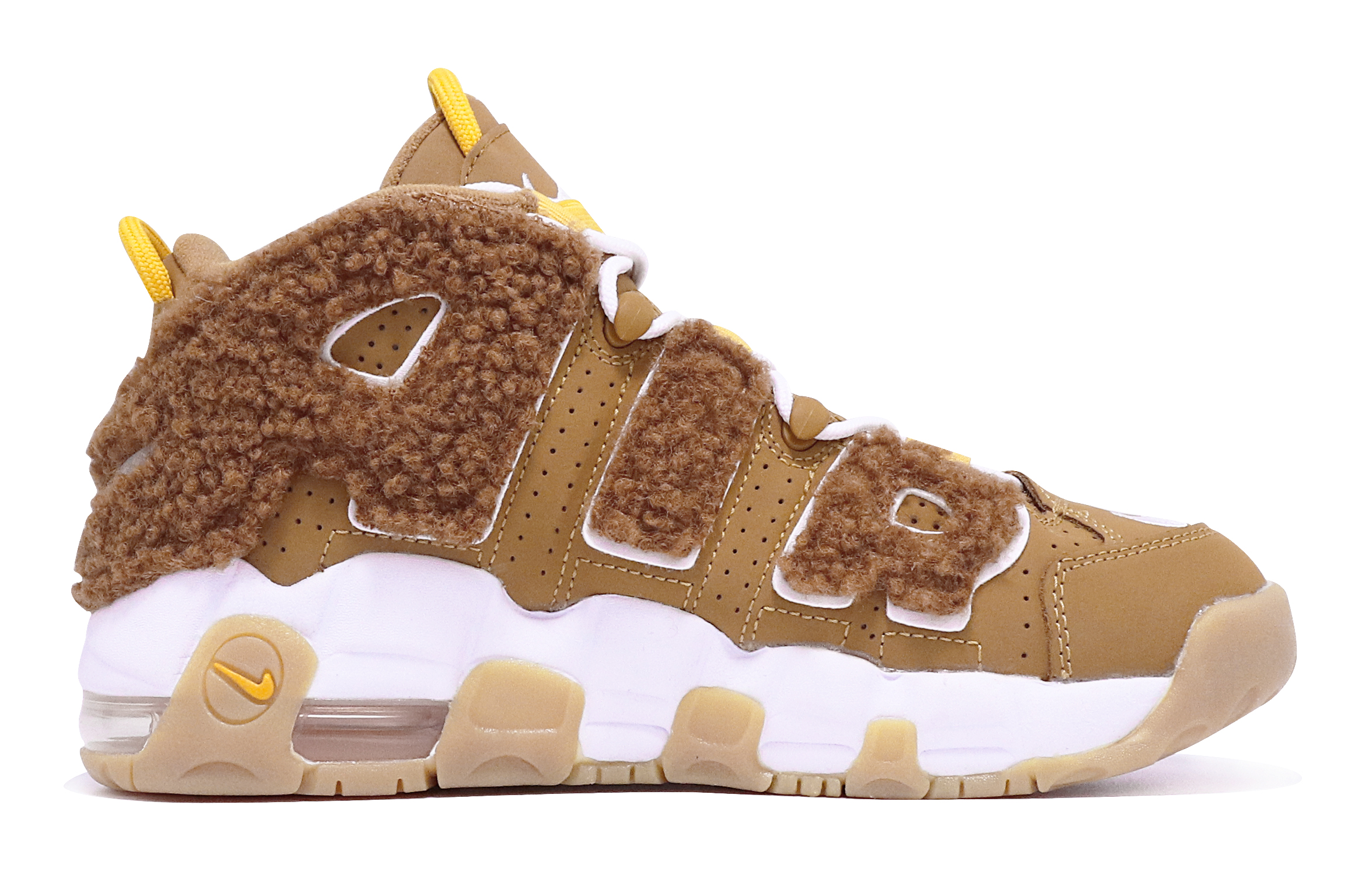 Order (JR) [Zapatos Personalizados] Nike Air More Uptempo 'Christmas Oso Marrón' DQ4713-700(TeamTen-女款圣诞棕)