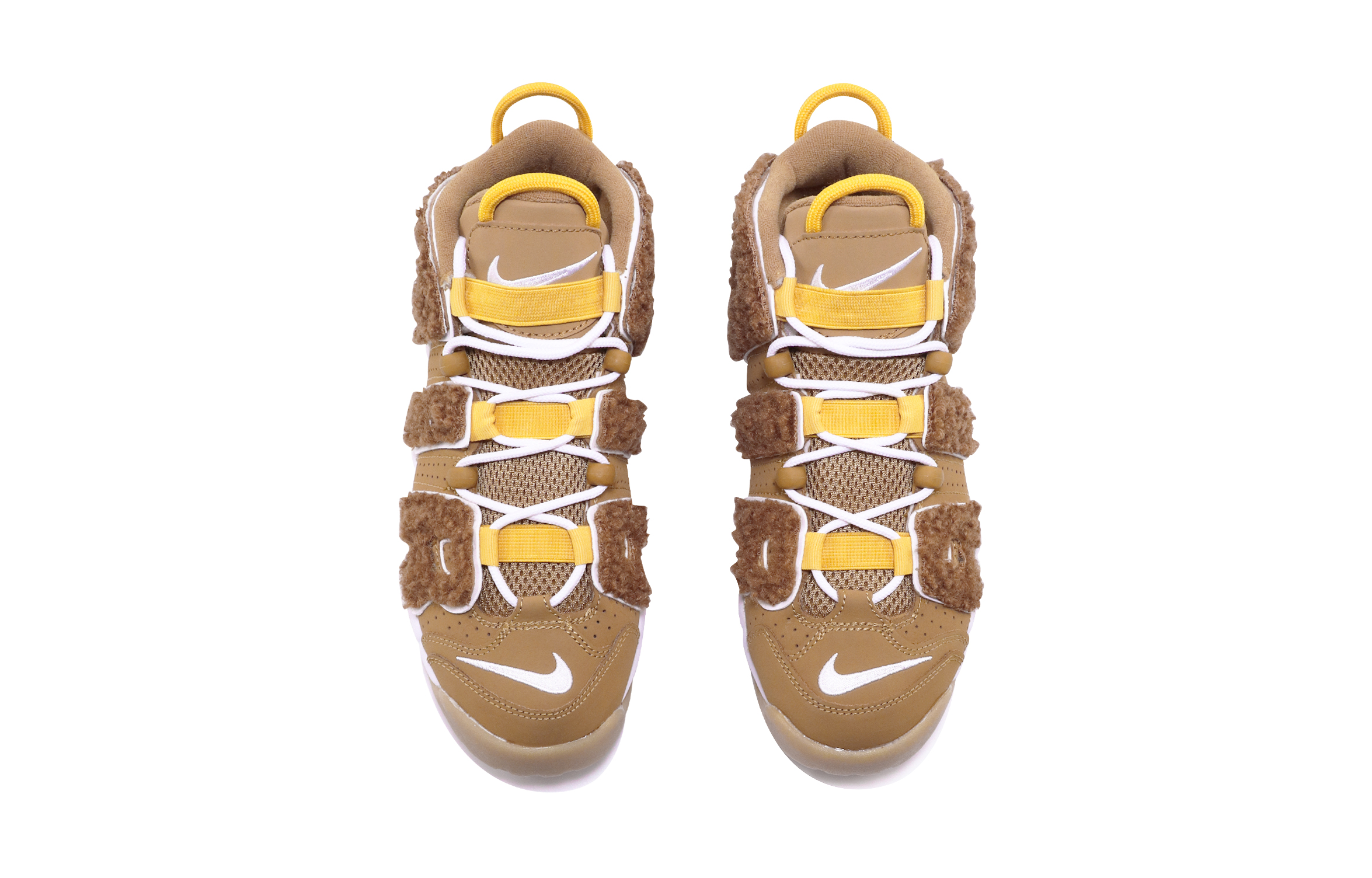 Shop (JR) [Zapatos Personalizados] Nike Air More Uptempo 'Christmas Oso Marrón' DQ4713-700(TeamTen-女款圣诞棕)