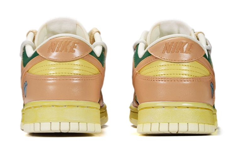 Shop (JR) [カスタムシューズ] (ユース) ナイキダンクロー「子供の日ダイヤモンドチップ」黄緑 DH9765-100(TeamE-女款钻石筹码黄绿)
