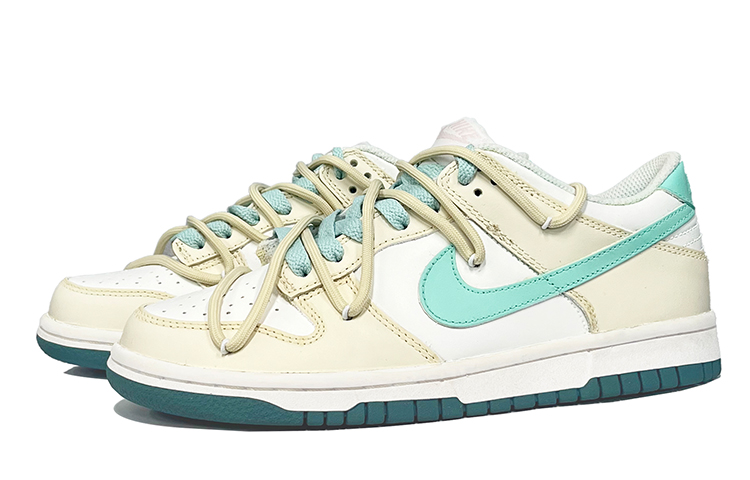 Lookbook (JR) 나이키 덩크 로우 '민트 치즈' (커스텀) FD9911-101(TeamK-薄荷奶酪)