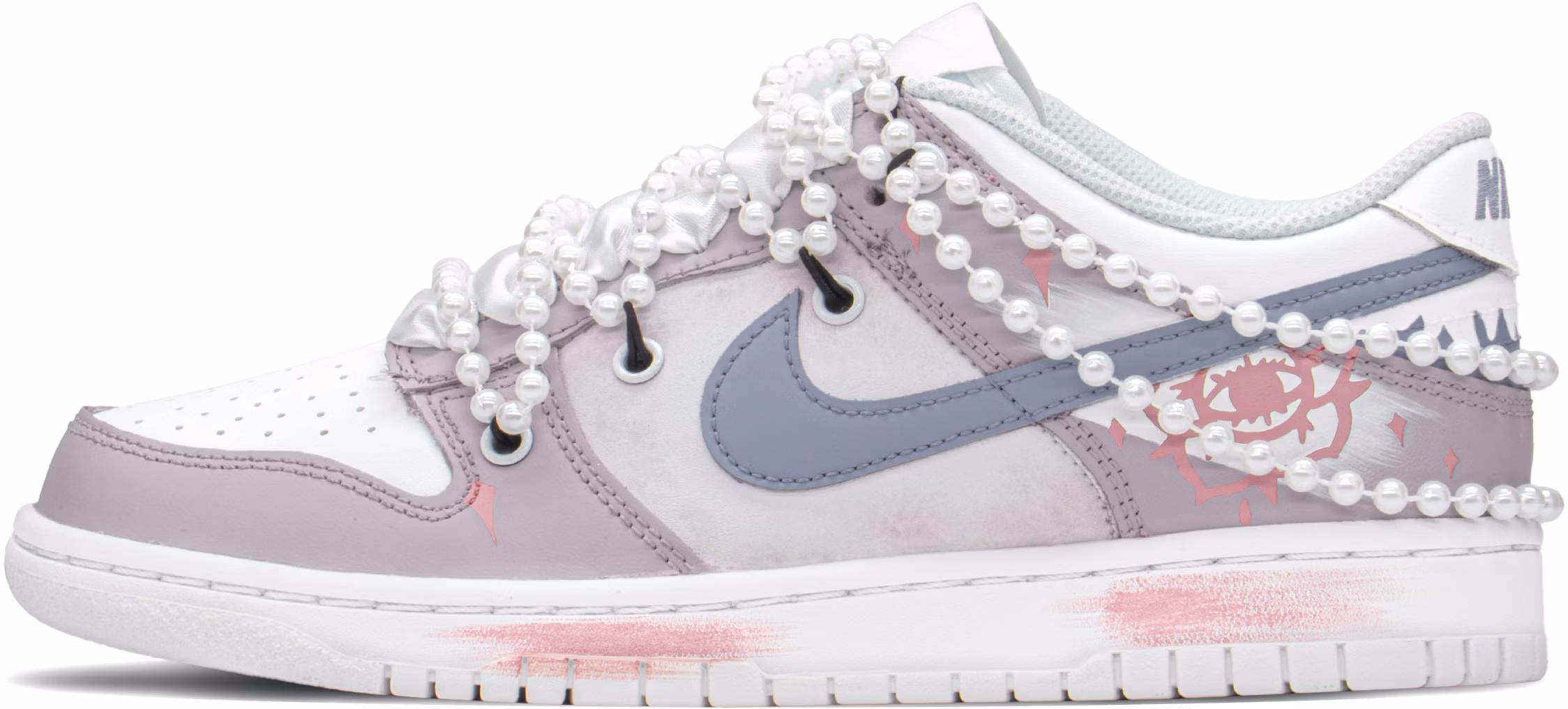 custom-shoes-youth-nike-dunk-low-starry-gradient-graffiti