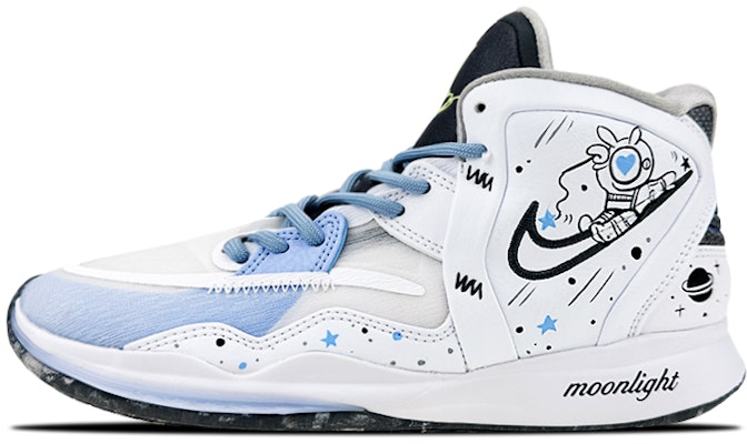 【定制球鞋】大童 Nike Kyrie 8 Infinity (GS) 襪子 宇航員 禮盒 中幫 兒童籃球鞋 白藍 Buy 【定制球鞋】大童 Nike Kyrie 8 Infinity (GS) 襪子 宇航員 禮盒 中幫 兒童籃球鞋 白藍