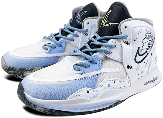 【定制球鞋】 大童 Nike Kyrie 8 Infinity GS MAY製造宇航員月光 星球 中幫 兒童籃球鞋 白藍 Lookbook 【定制球鞋】 大童 Nike Kyrie 8 Infinity GS MAY製造宇航員月光 星球 中幫 兒童籃球鞋 白藍