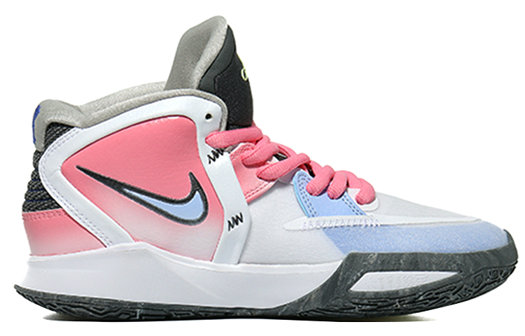 Order 【度身訂做球鞋】Nike Kyrie 8 infinity 冰淇淋粉 耐磨支撐 實戰型 中筒 復古籃球鞋 大童款 白冰藍色