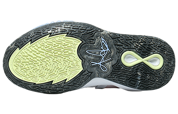 Details for 【度身訂做球鞋】Nike Kyrie 8 infinity 冰淇淋粉 耐磨支撐 實戰型 中筒 復古籃球鞋 大童款 白冰藍色