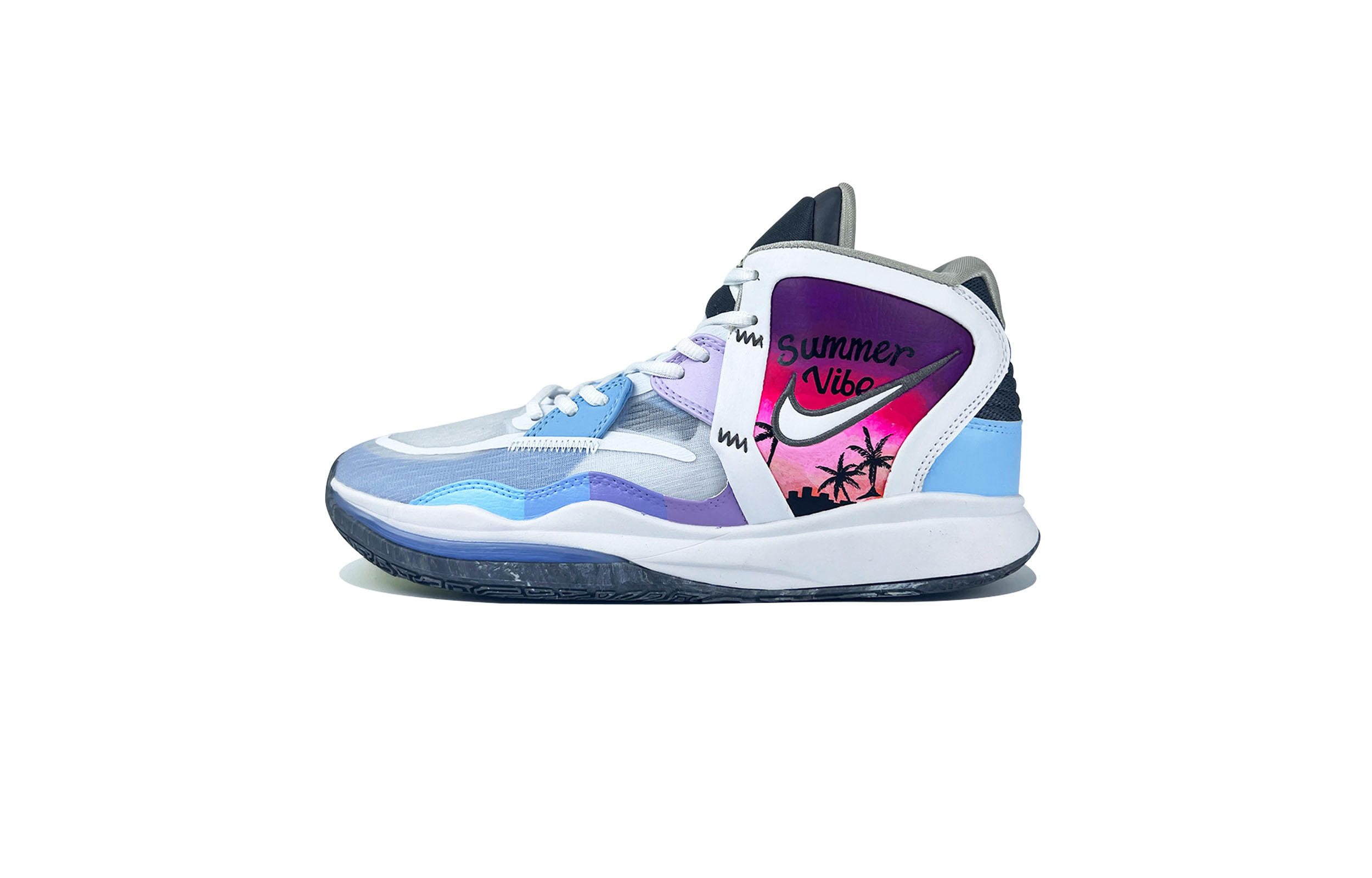 Buy (JR) [定制鞋款] 耐克 Kyrie 8 Infinity '迈阿密蓝紫' DD0334-102(TeamD-大童款迈阿密风云)