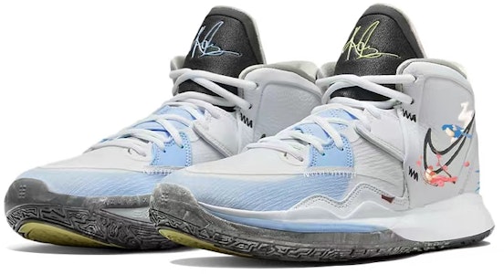 (JR) Nike Kyrie 8 Infinity "Melocotón Blanco-Azul Hielo" DD0334-102(Team56-比翼双飞) Lookbook (JR) Nike Kyrie 8 Infinity "Melocotón Blanco-Azul Hielo" DD0334-102(Team56-比翼双飞)