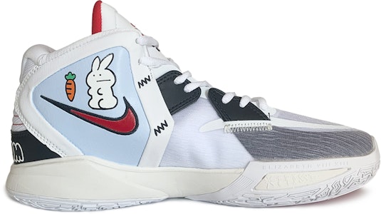 【定制球鞋】 大童 Nike Kyrie 8 Infinity EP 歐文8 惡魔小兔 防滑耐磨 中幫 兒童籃球鞋 白藍 Order 【定制球鞋】 大童 Nike Kyrie 8 Infinity EP 歐文8 惡魔小兔 防滑耐磨 中幫 兒童籃球鞋 白藍