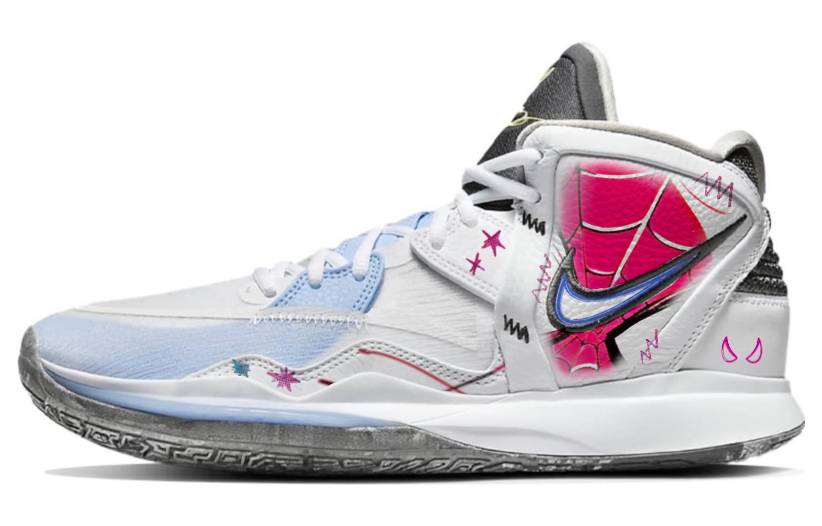 Buy (JR) 【カスタムシューズ】(ユース) ナイキ カイリー 8 インフィニティ EP 'ホワイトブルーウェブ' DD0334-102(TeamD-大童款蛛网)