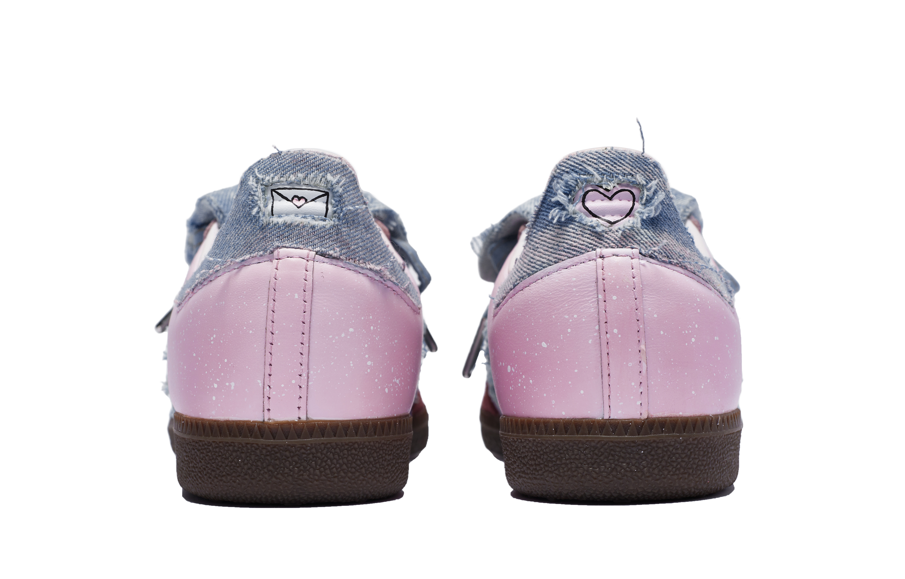 [Custom Shoes] adidas 与爱 Originals 811 'Denim Pink Heart' 圖 6