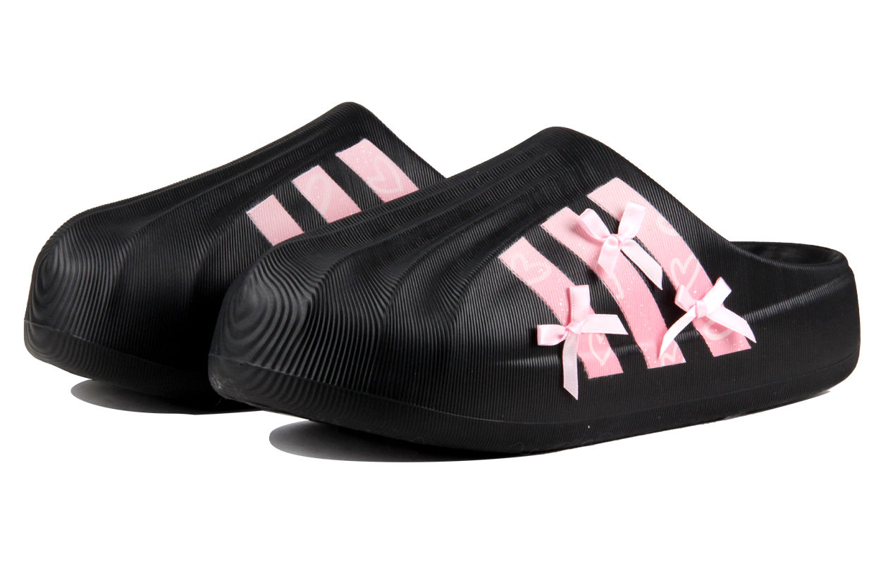 [Custom Shoes] adidas AdiFOM Superstar 520 'Black Pink Gradient Butterfly Bow' 圖 4