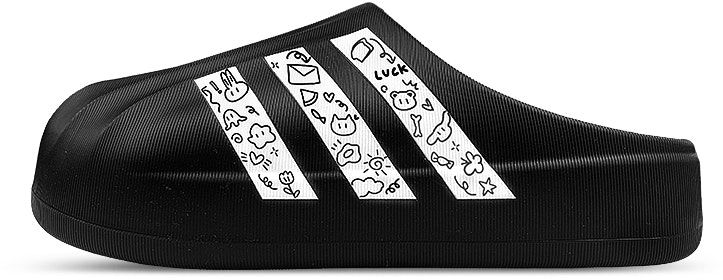 custom-shoes-adidas-adi-fom-superstar-blue-black-yellow-doodle