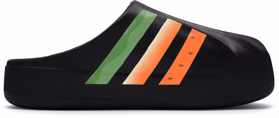 【客製化運動鞋】 adidas originals AdiFOM Superstar 811製造 清爽夏季系列 西瓜包頭拖鞋 男女兩用 黑紅綠 Lookbook 【客製化運動鞋】 adidas originals AdiFOM Superstar 811製造 清爽夏季系列 西瓜包頭拖鞋 男女兩用 黑紅綠