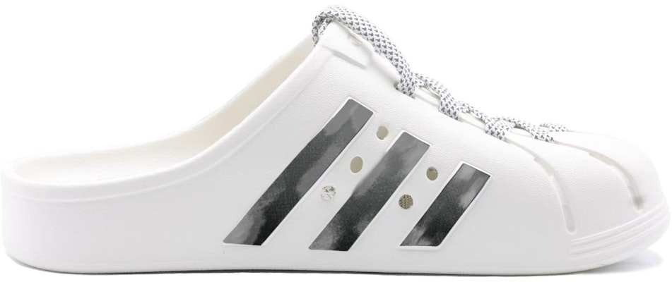 아디다스 아딜렛 클로그 '그라피티 오프화이트 블랙' (커스텀) JH9849(Team292-SNAKE1) Lookbook 아디다스 아딜렛 클로그 '그라피티 오프화이트 블랙' (커스텀) JH9849(Team292-SNAKE1)