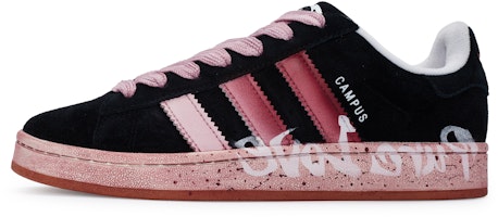 【訂製球鞋】adidas originals CAMPUS 00s 811製造 愛意蔓延 特殊鞋盒 節日 潑墨 甜酷 防滑耐磨輕便 低筒 板鞋 男女同款 黑粉 Order 【訂製球鞋】adidas originals CAMPUS 00s 811製造 愛意蔓延 特殊鞋盒 節日 潑墨 甜酷 防滑耐磨輕便 低筒 板鞋 男女同款 黑粉