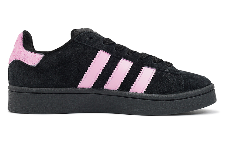 Lookbook 아디다스 캠퍼스 '블랙베리 브라운 슈가' 커스텀 슈즈 ID2064(TeamI-男女同款黑糖甜心K黑粉3A24)