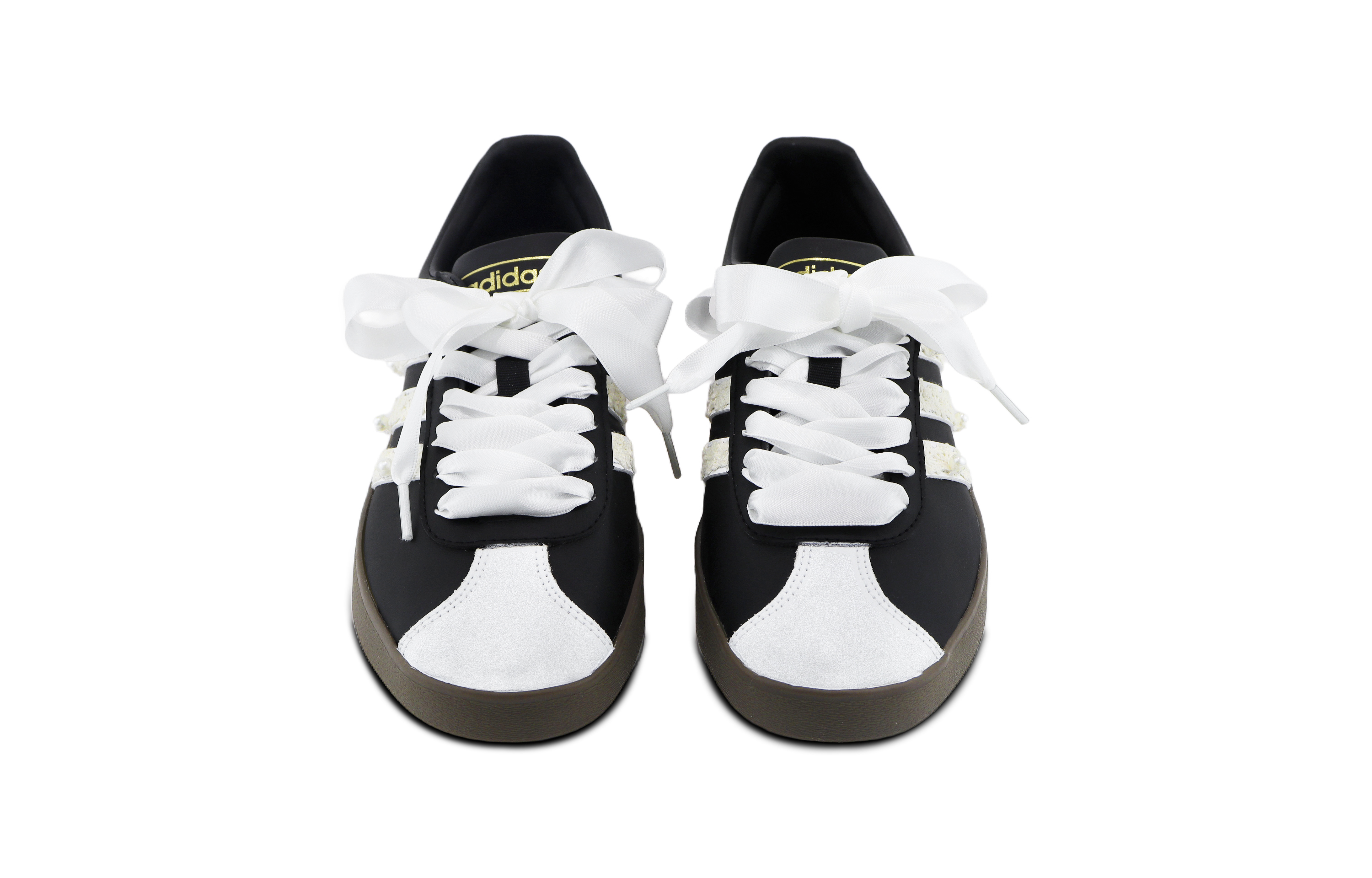 Purchase 【定制運動鞋】adidas Court 智慧果 小步舞曲 芭蕾風 珍珠 防滑耐磨 百搭 低筒 板鞋 男女同款 黑白