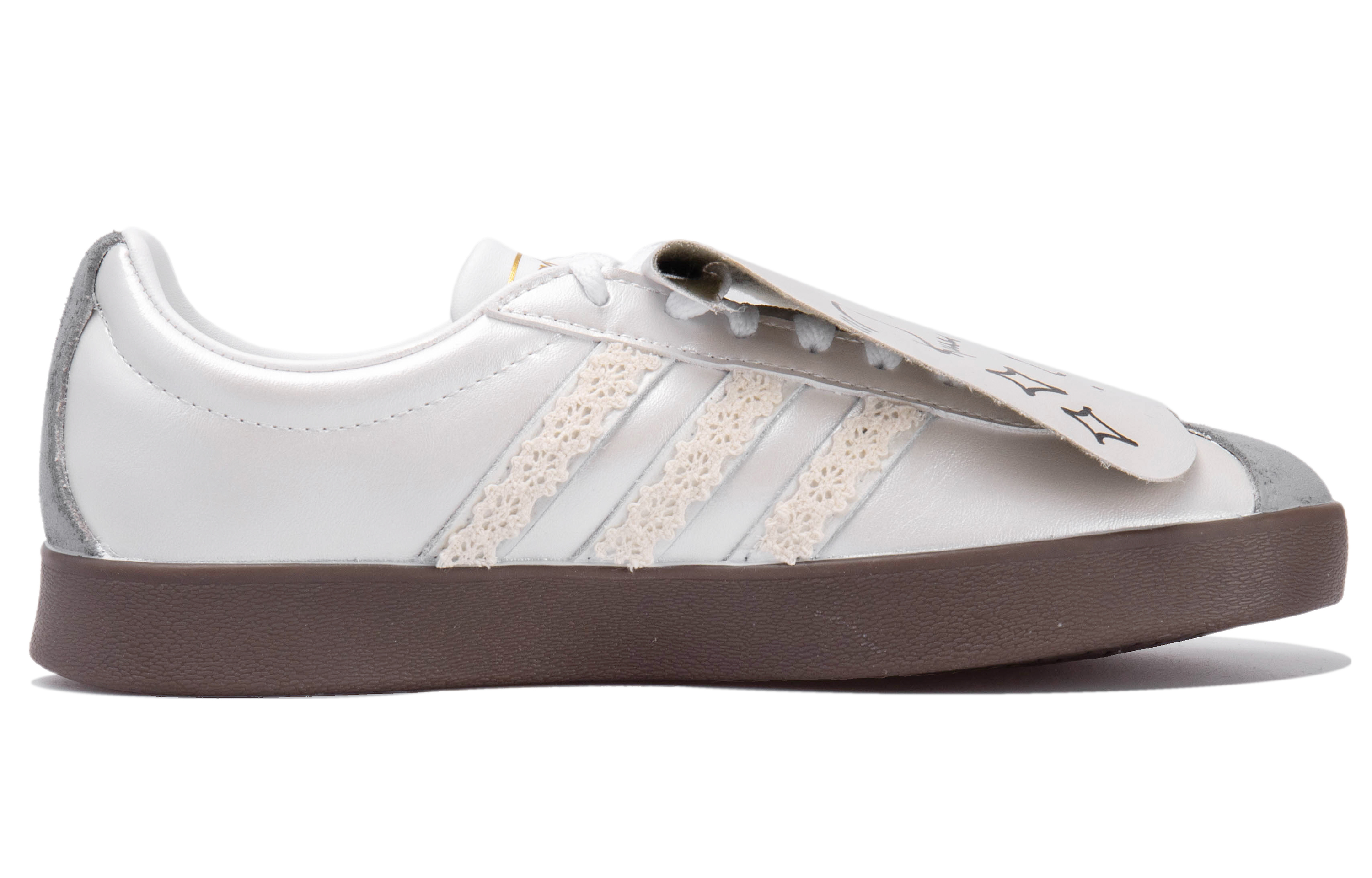 Lookbook 【定制鞋】阿迪达斯Court '银色春心涂鸦' ID6015(Team拾玖-银色山泉S-BOX)