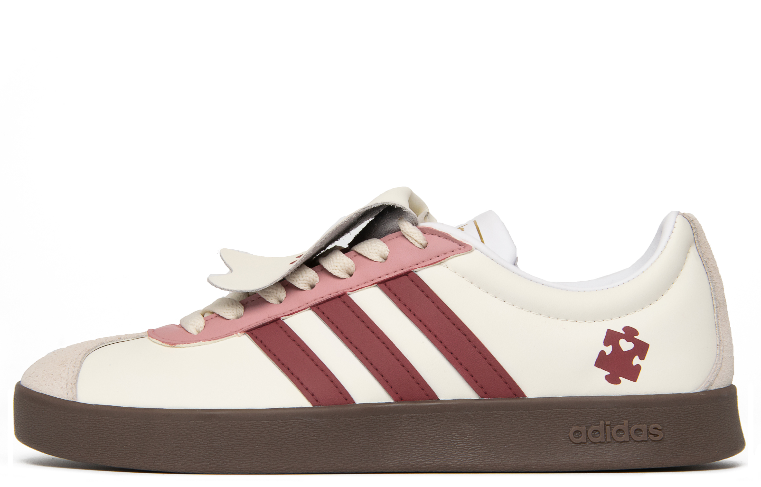 Order [Zapatillas Personalizadas] adidas Court 'Carta de Amor Rojo Vino' ID6015(Team94-男女同款恋爱信件)