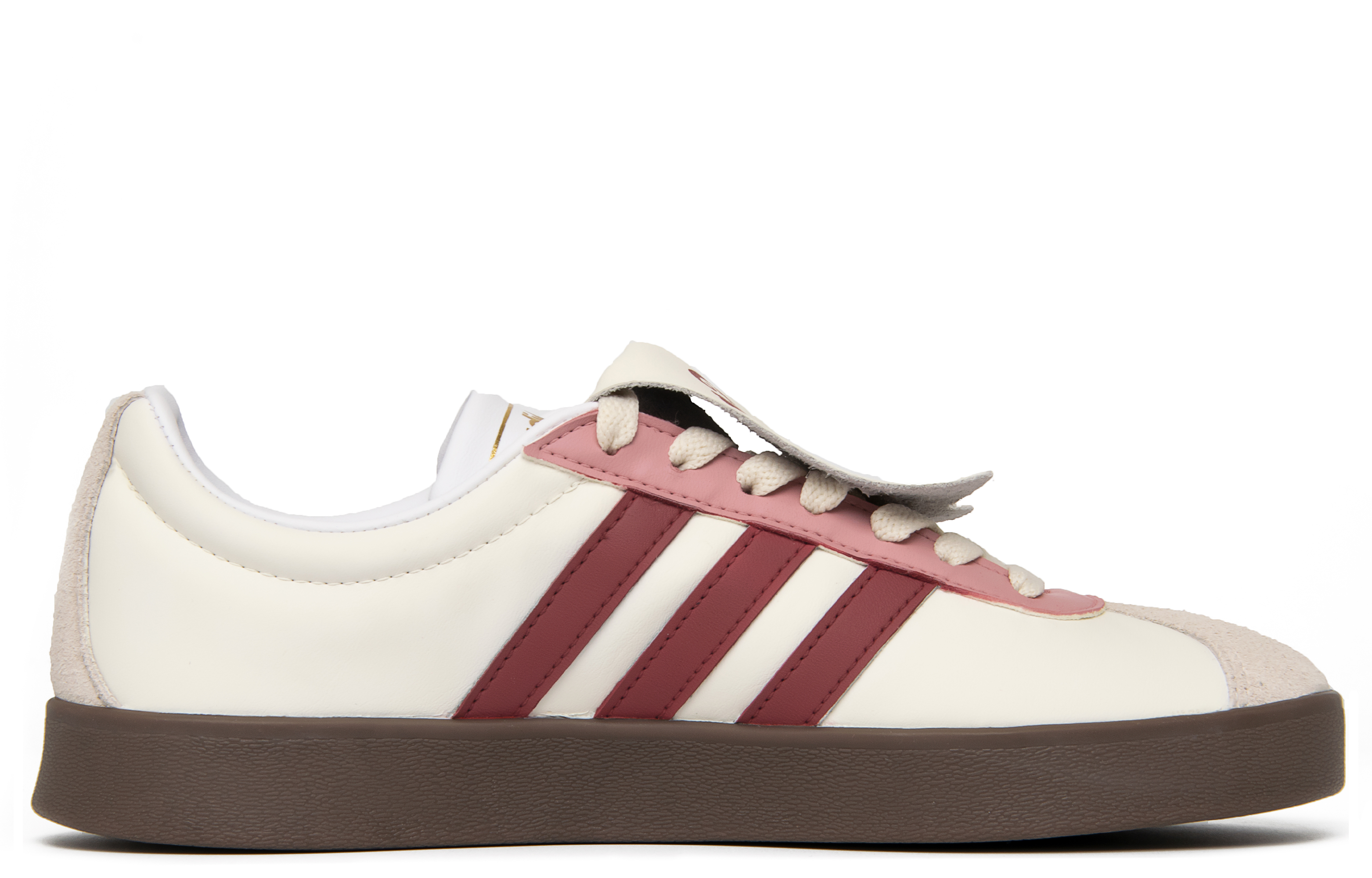 Lookbook [Zapatillas Personalizadas] adidas Court 'Carta de Amor Rojo Vino' ID6015(Team94-男女同款恋爱信件)