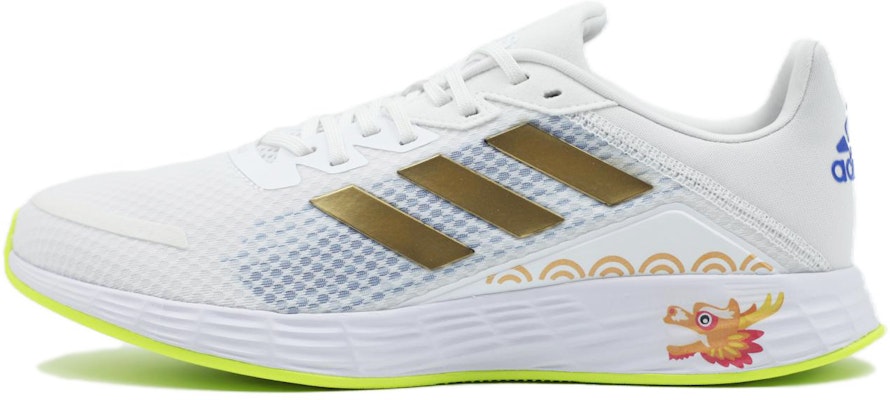 【定製球鞋】adidas Duramo Sl 籃球場藝術家 CNY龍年限定 龍行天下緩震防滑 低筒 休閒跑步鞋 男款 白色 Buy 【定製球鞋】adidas Duramo Sl 籃球場藝術家 CNY龍年限定 龍行天下緩震防滑 低筒 休閒跑步鞋 男款 白色