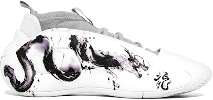 【定制球鞋】adidas Harden Vol. 8 萬花弄 龍遊上岸 中國風 水墨畫 潮流 舒適 個性 百搭 時尚 經典復古 低幫 籃球鞋 男款 白色 Lookbook 【定制球鞋】adidas Harden Vol. 8 萬花弄 龍遊上岸 中國風 水墨畫 潮流 舒適 個性 百搭 時尚 經典復古 低幫 籃球鞋 男款 白色