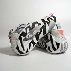 【客製化球鞋】adidas Harden Vol. 8 哈登8 白虎斑 three 三分雨 緩震防滑耐磨回彈 低筒 籃球鞋 男款 白黑 4