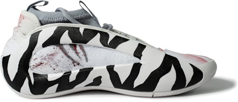 【客製化球鞋】adidas Harden Vol. 8 哈登8 白虎斑 three 三分雨 緩震防滑耐磨回彈 低筒 籃球鞋 男款 白黑 Lookbook 【客製化球鞋】adidas Harden Vol. 8 哈登8 白虎斑 three 三分雨 緩震防滑耐磨回彈 低筒 籃球鞋 男款 白黑