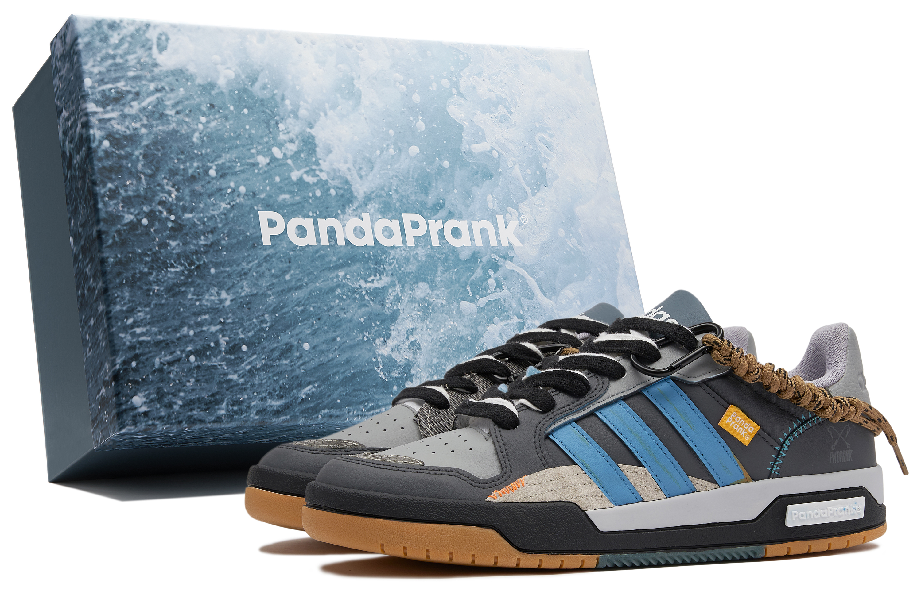 [Custom Shoes] adidas Neo Entrap 'Blue Grey Black'