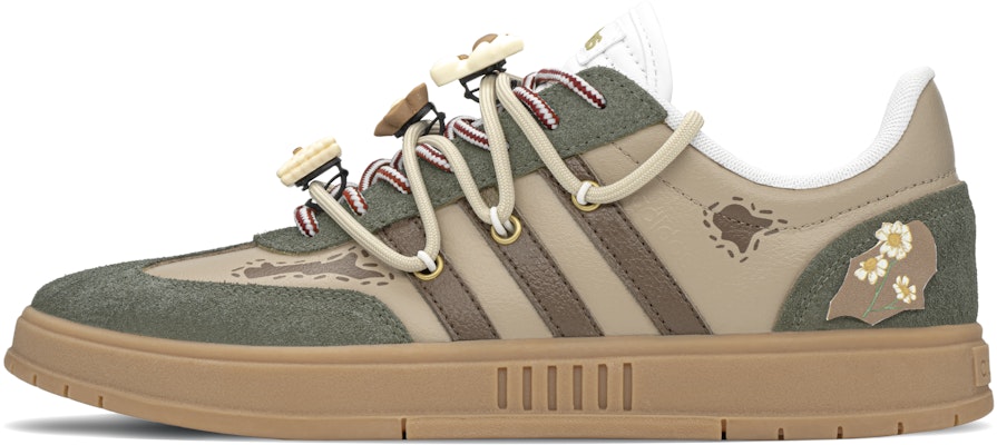adidas NEO グラダス 「カーキ小花ベア」カスタムシューズ FW3378(TeamA-小花熊S-BOX) Order adidas NEO グラダス 「カーキ小花ベア」カスタムシューズ FW3378(TeamA-小花熊S-BOX)