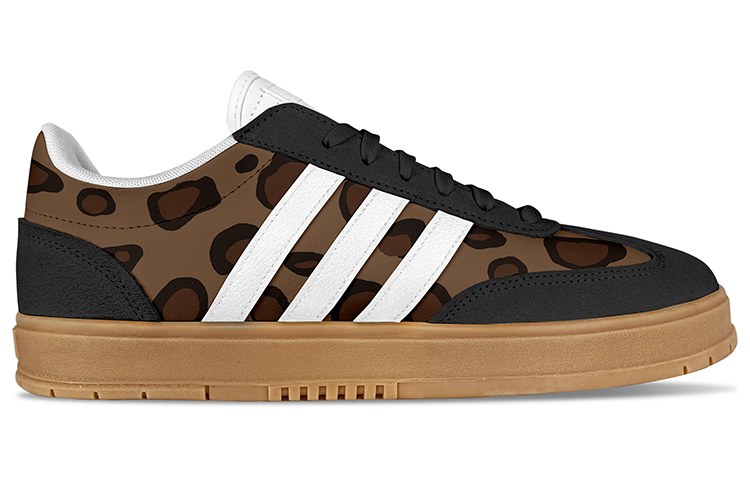 Lookbook Zapatillas adidas Neo Gradas "Jungle" IE9044(TeamY-男女款原始丛林黑棕)