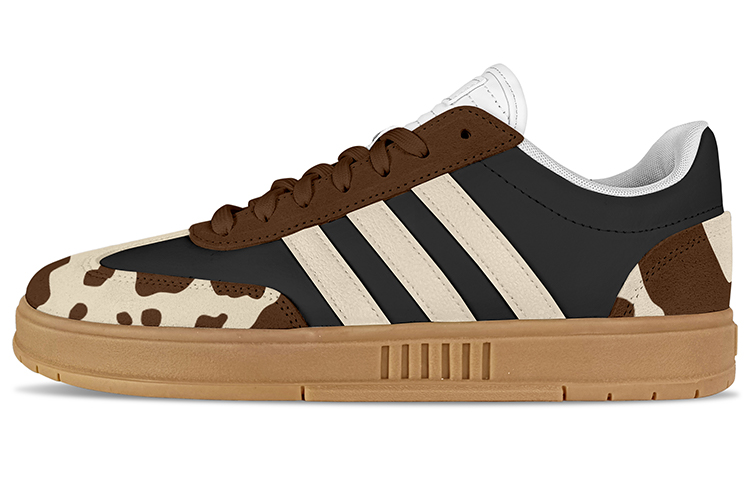 [Custom Shoes] adidas Neo Gradas Low 'Cow Print Jungle Brown'
