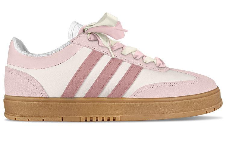 Lookbook [Kasut Tersuai] adidas Neo Gradas Low Trainers 'Pink Cream' IE9044(TeamY-男女款甜妹学院风粉米)