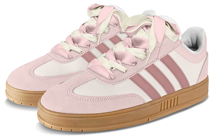 Shop [Kasut Tersuai] adidas Neo Gradas Low Trainers 'Pink Cream' IE9044(TeamY-男女款甜妹学院风粉米)