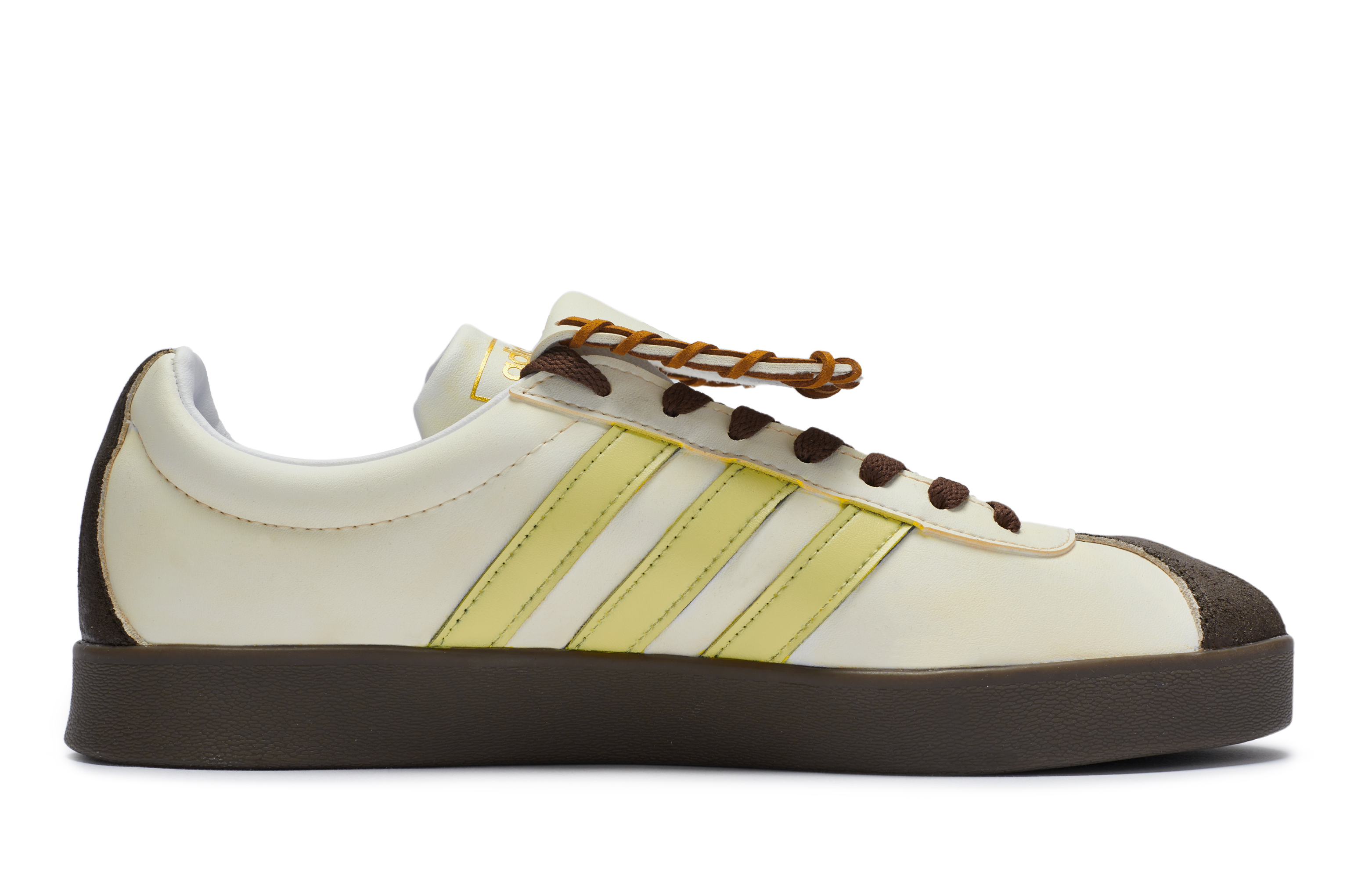 Lookbook [Kasut Kustom] adidas neo VL Court 811 'Kek Keju Basque' ID6015(Team80-男女同款起司巴斯克)