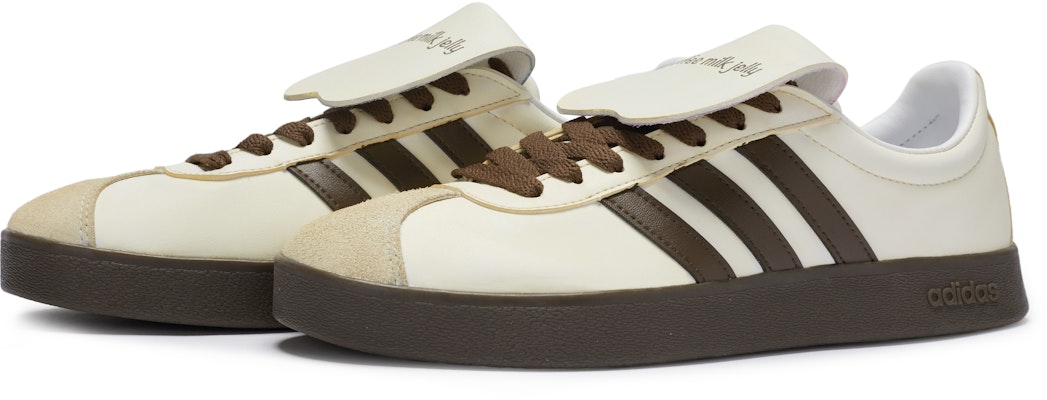 【訂製球鞋】adidas neo Vl Court 811製造 咖啡布丁 奶油風 低筒 板鞋 男女同款 米咖色 Shop 【訂製球鞋】adidas neo Vl Court 811製造 咖啡布丁 奶油風 低筒 板鞋 男女同款 米咖色