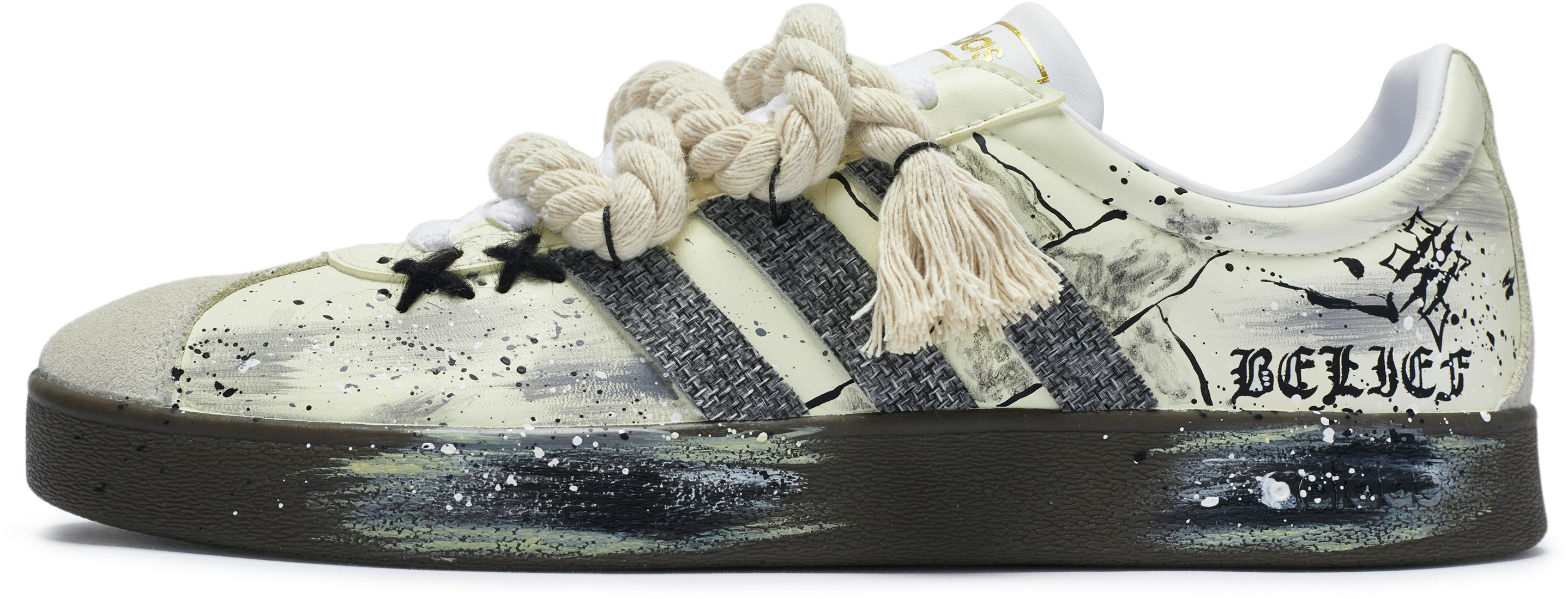 custom-shoes-adidas-neo-vl-court-811-cream-grey