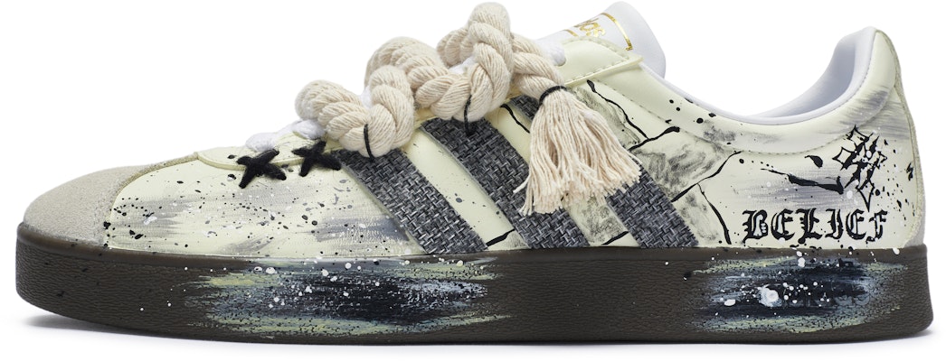 【定製球鞋】adidas neo Vl Court 811製作 早期信念 荒漠風 低筒 板鞋 男女款 奶黃灰 Order 【定製球鞋】adidas neo Vl Court 811製作 早期信念 荒漠風 低筒 板鞋 男女款 奶黃灰