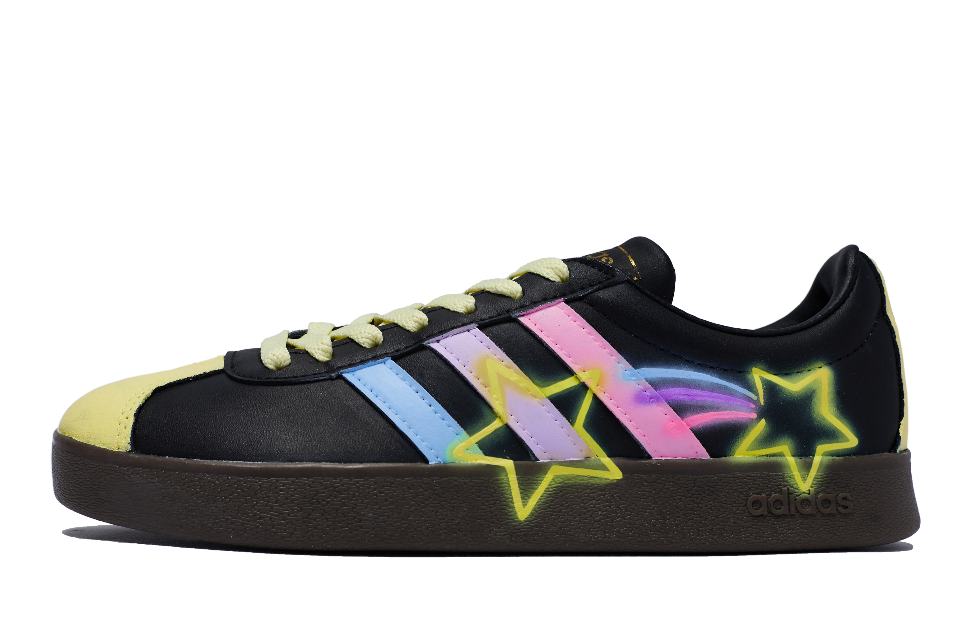 [Custom Shoes] adidas Neo Vl Court 811 'Cream Yellow Black Meteor'